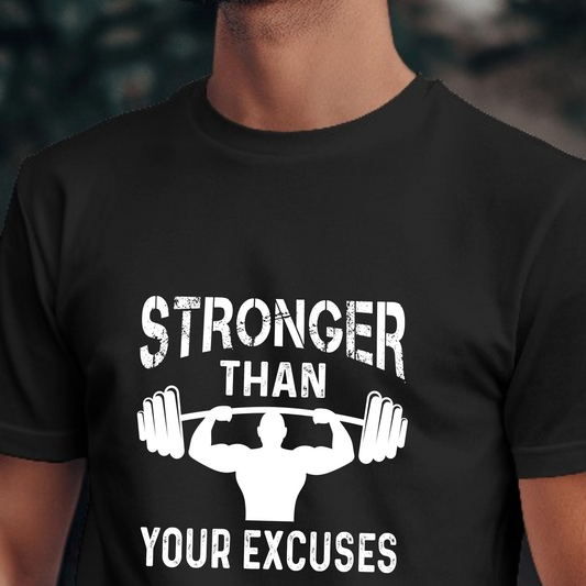 Stronger Than Excuses Gym Tee