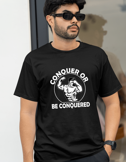 Conquer Mode – Gym Motivation Tee