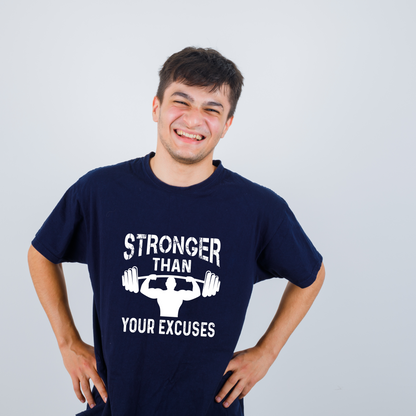 Stronger Than Excuses Gym Tee